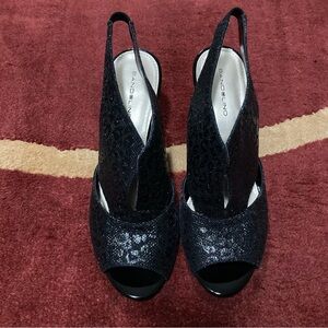 EUC Bandolino Black Mirabella Heels Size 9.5